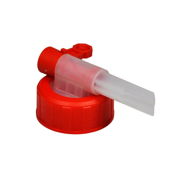 Rubinetto di uscita  per Bidon DIN 45, rosso