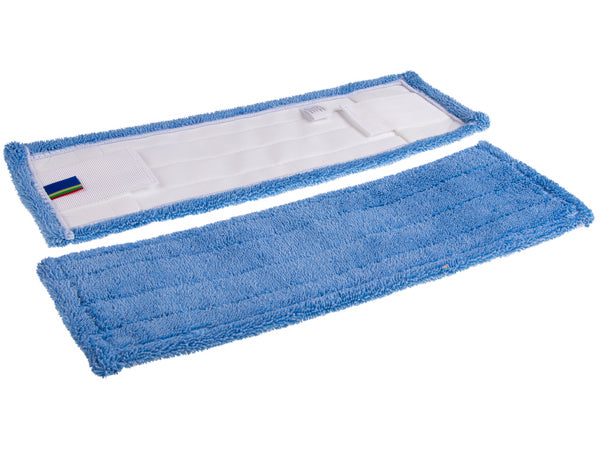Mocio tascabile/carrello SPEED PREMIUM 100% poliestere, blu, 40 cm
