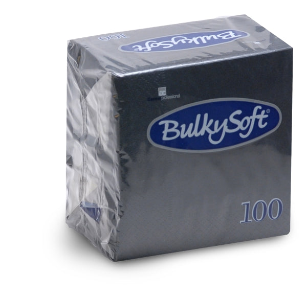 Tovaglioli da cocktail 24X24 NERI Bulkysoft 2000 PEZZI