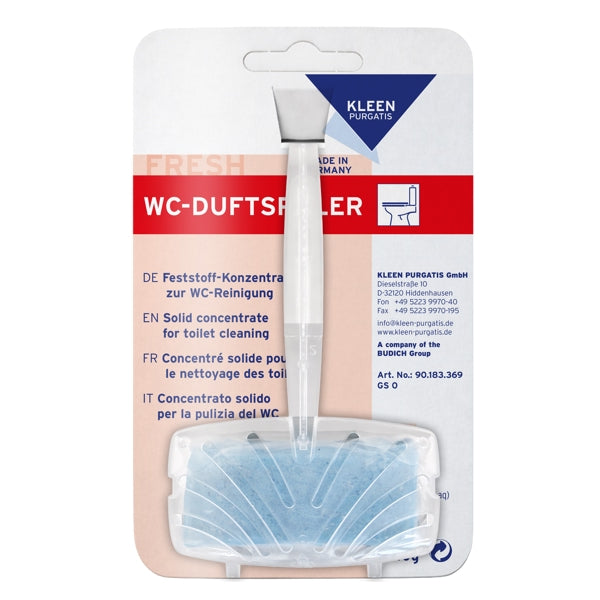 Deodorante per WC Appendiabiti, profumo di mare, senza fosfati, blu, Conf. 22 pezzi