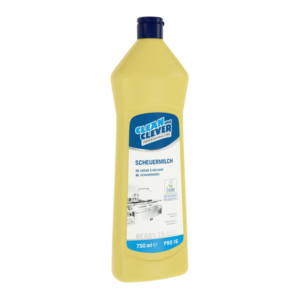 Detergente in crema PRO 16 per superfici dure, Profumo di agrumi, bianco sporco, viscoso, pH: 7 - 10, 750 ml, pronto all'uso, Conf. da 12 pezzi