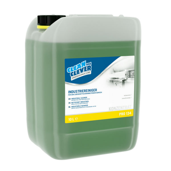 Pulitore industriale Universale PRO 134 liquido, verde, pH: 11,3, 10 litri, concentrato
