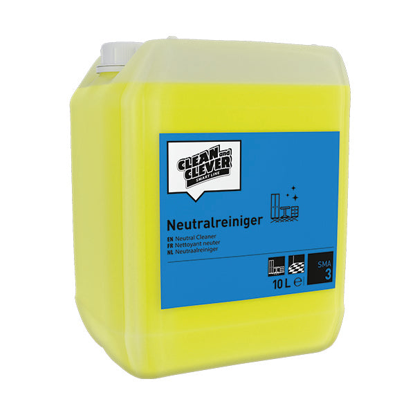 Detergente Pavimenti neutro SMA 3 liquido, giallo, odore fresco, pH: 7, 10 litri