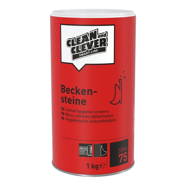 Ciottoli per orinatoi  SMA 75 profumo fruttato, verde chiaro, consistente, 1 kg, circa 32 pietre