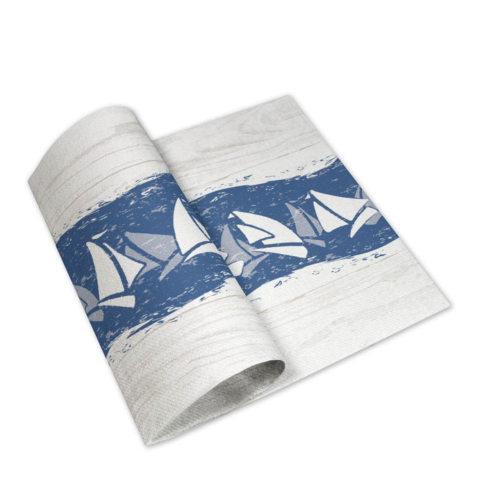 Tovagliolo Airlaid  Plus 40×40 Barche Blue 800 pezzi