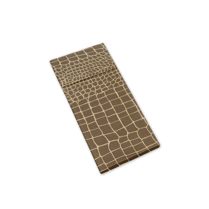 Portaposate Airlaid  Plus 40×32 Tasca Nat Croko Cacao