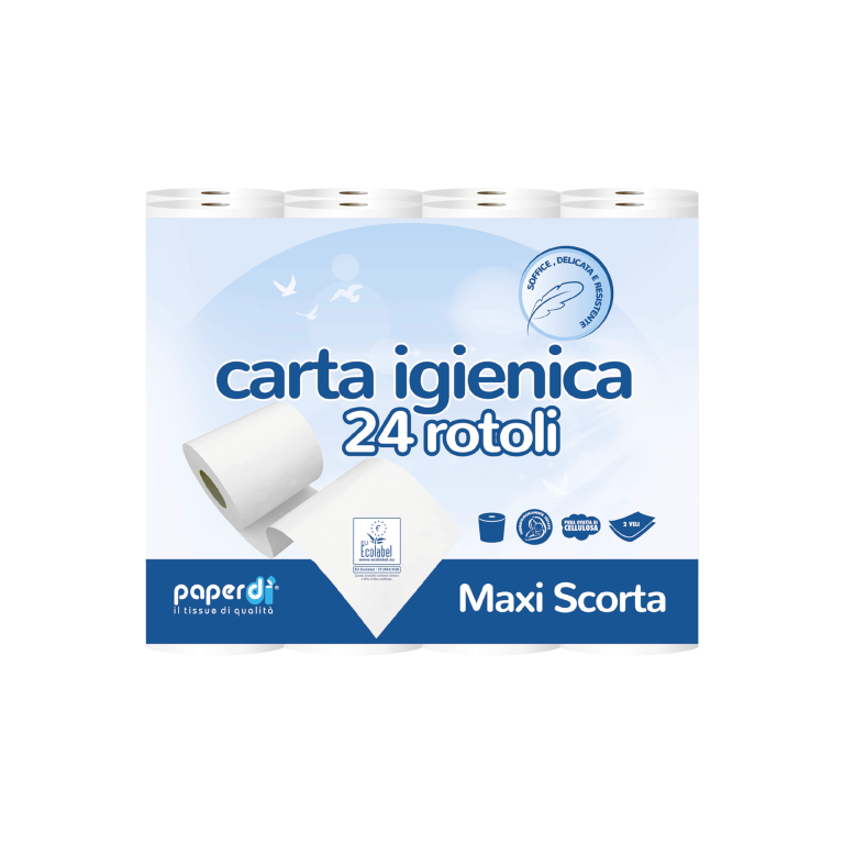 CARTA IGIENICA 2 VELI CARTONE DA 96 ROTOLI