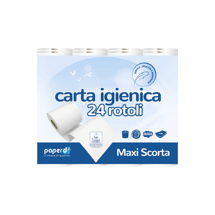 CARTA IGIENICA 2 VELI CARTONE DA 96 ROTOLI