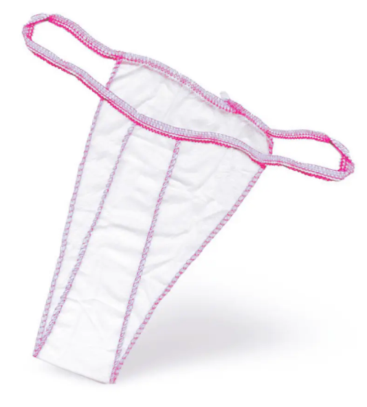 Damen-Tanga aus Vliesstoff, einzeln verpackt