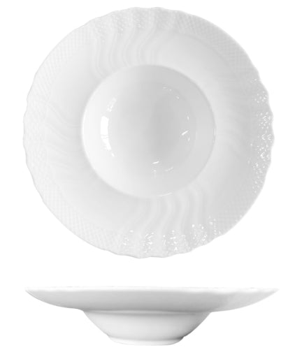 VERSAILLES - PIASTA BOWL CM 28 INTERNO CM 14,7 PORCELLANA BIANCA DECORATA