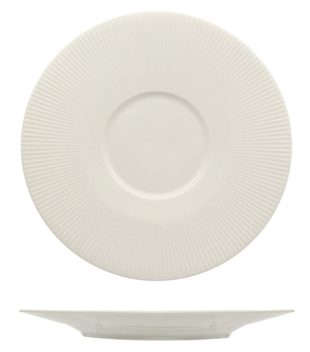 HALOS WHITE - GOURMET FLAT PLATE CM 30 ALLUMINA