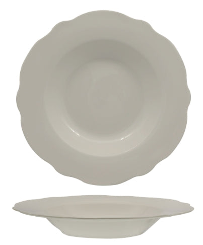 GRACE - DEEP PLATE IN ALUMINA PORCELAIN CM 22