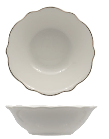 GRACE FILO ORO-COPPETTA CM 15 IN PORCELLANA ALLUMINICA