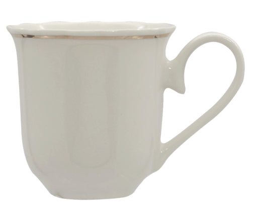 GRACE FILO ORO-TAZZA CAFFE CL 9 IN PORCELLANA ALLUMINICA