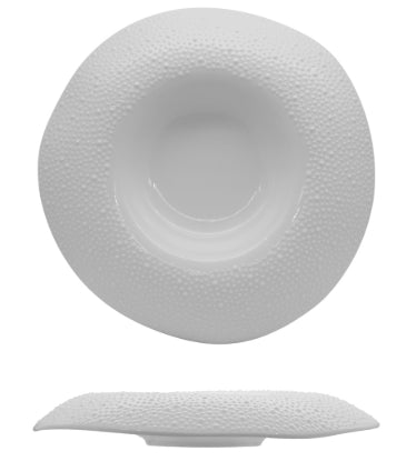 KORALIA-PIATTO PASTA GOURMET CM 26 BIANCO INTERNO CM 11