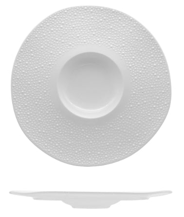 KORALIA-GOURMET DEEP PLATE CM 27 WHITE