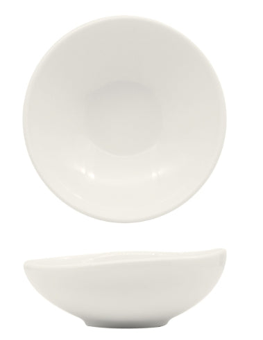 SELECTA-COPPETTA GOURMET CM.12,1 BIANCA IN PORCELLANA BIANCA LUCIDA