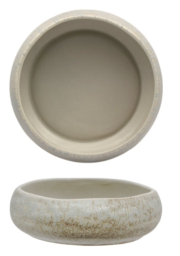 ANTIQUA-INSALATIERA NIDO ORGANIC CM.18 IN GRES PORCELLANATO STONEWARE COLORATO DECORO REACTIVE