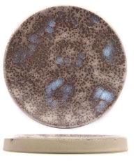 PIATTO ALTO Ø cm 27 STONEWARE COLORATO REACTIVE LUCIDO