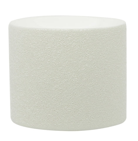 GENESYS EVO BIANCO-COLONNA GOURMET TONDA ALTA CM.9,3XH.8 PORCELLANA BIANCA ESTERNO A RILIEVO ED INTERNO LUCIDO
