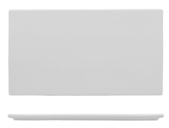 PLANKO- BASE GOURMET RETT. 25,4X14,5X1,1 PORCELLANA BIANCA LUCIDA