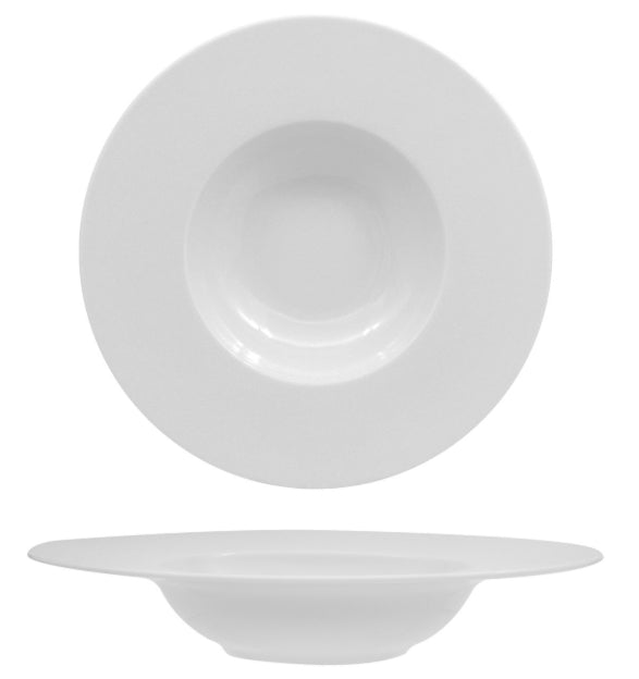 ZEN TUNISIE BIANCO-PASTA BOWL CM.27 INTERNO CM 14 PORCELLANA BIANCA LUCIDA