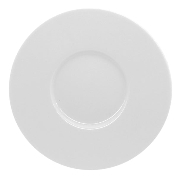 ZEN TUNISIE BIANCO-PIATTINO PER TAZZA CAFFE PORCELLANA BIANCA LUCIDA