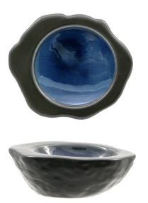 SCHALE, KONKAV, STEINEFFEKT 13,8x12 cm INNEN Ø 9 cm