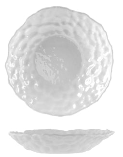 MAGMA - SCHALE CM 26,5 H 6 WEISS MATT INNEN GLÄNZEND