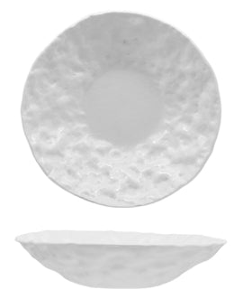 CLOUD - COPPA CM 22 BIANCO LUCIDO VETRO EXTRASTRONG LAVORATO E DECORATO A MANO