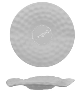 THESIS - PASTABOWL VETRO BIANCO CM 30 INTERNO CM 11 VETRO EXTRASTRONG LAVORATO E DECORATO A MANO