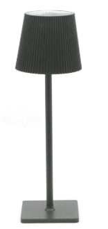 LAMPADA DA TAVOLO LED cm 10x10 H 34 NERA 2.5W