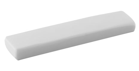 BRICK - POGGIAPOSATE BIANCO MATT CM 10X2 VETRO EXTRASTRONG LAVORATO E DECORATO A MANO