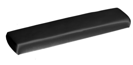 BRICK - POGGIAPOSATE NERO SEMIOPACO CM 10X2 VETRO EXTRASTRONG LAVORATO E DECORATO A MANO