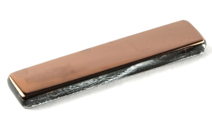BRICK - POGGIAPOSATE NERO-RAME CM 10X2 VETRO EXTRASTRONG LAVORATO E DECORATO A MANO