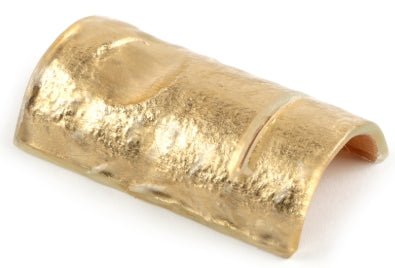 BRIDGE- POGGIAPOSATE ORO FOGLIA CM 9,5X5,5 VETRO EXTRASTRONG LAVORATO E DECORATO A MANO