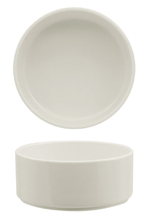 PRIME-SELAS AVORIO - COPPETTA NORDIC ALTA CM 12 PORCELLANA ALLUMINICA IMPILABILE