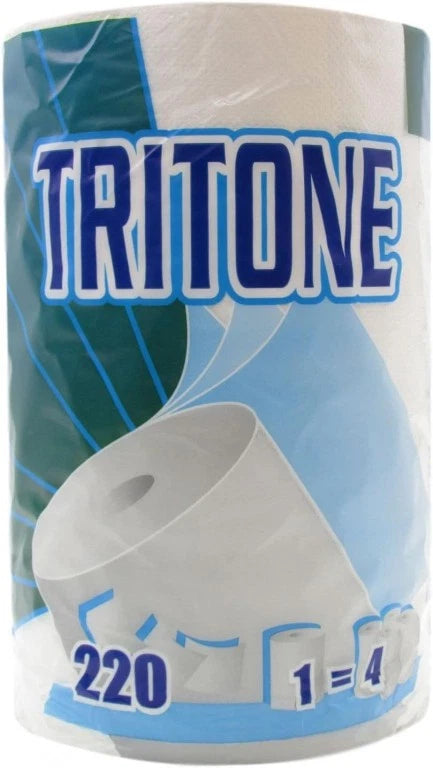 TRITONE ROTOLO CARTA A SPIRALE 220 STRAPPI