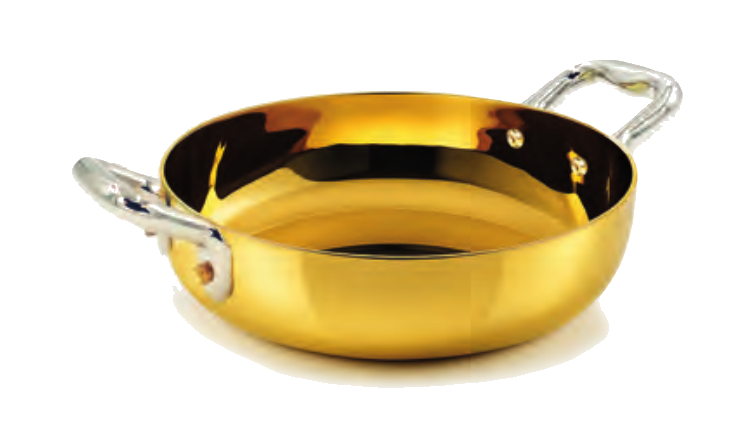 Tegamino in oro a due maniglie - ALAU110IES15