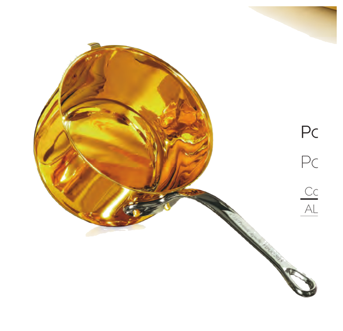 Polsonetto in oro interno ed esterno con 1 manico cm 18 - ALAU294IE18
