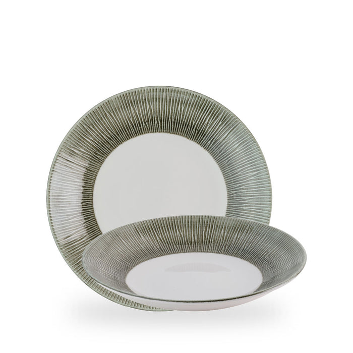 Bamboo Ceramic Spinwash Alpine Piatto Deep Coupe 9 7/8" Box 12 - ALBALD251