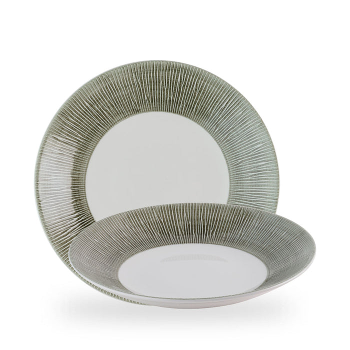 Bamboo Ceramic Spinwash Alpine Piatto Deep Coupe 10 5/8" Box 12 - ALBALD271