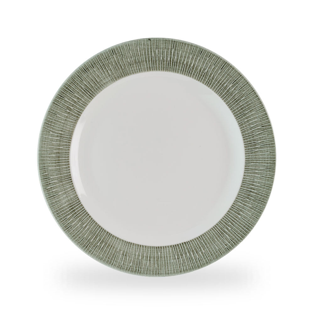 Bamboo Ceramic Spinwash Alpine Piatto Con Piede 12" Box 12 - ALBALF111