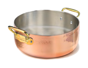 CASS. BASSA RAME ST. MART. 2/M 1907 INOX PVD OTTONE - 28 cm - ALCM0106M28