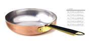 PADELLA SVAS. ALTA RAME ST. MART. 1/M 1907 INOX PVD OTTONE - 20 cm - ALCM0111BM20