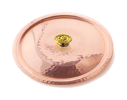 COPERCHIO RAME ST. MART. C/POMOLO 1907 INOX PVD OTTONE - 20 cm - ALCM0129M20