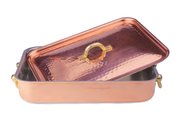 Rostiera +cop. Rame st. Mart. - 36x26 cm - ALCM150M36
