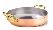 TEGAME RAME ST. INDUZIONE 2/M 1907 INOX PVD OTTONE - 24 cm - ALCU0110PI24