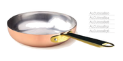 PADELLA SVAS. ALTA RAME ST. 1/M 1907 INOX PVD OTTONE - 20 cm - ALCU0111B20