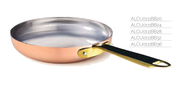 PADELLA SVAS. BASSA RAME ST. 1/M 1907 INOX PVD OTTONE - 32 cm - ALCU0111BB32